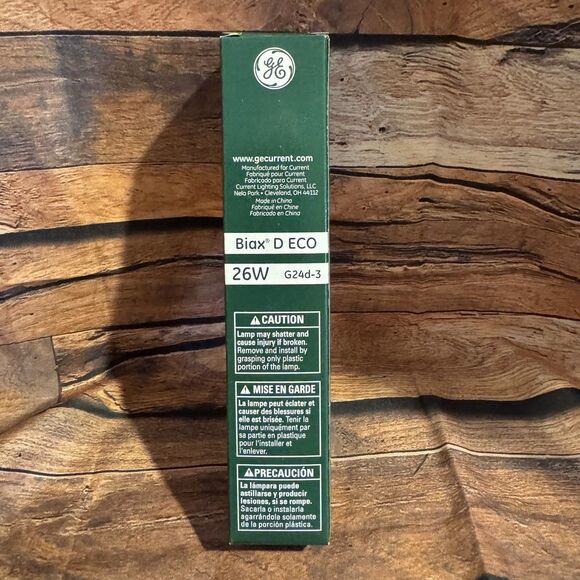 GE Biax D ECO Compact Fluorescent Light Bulb 2 Pin 97609 - F26DBX/841/ECO 26 W - Picture 3 of 7